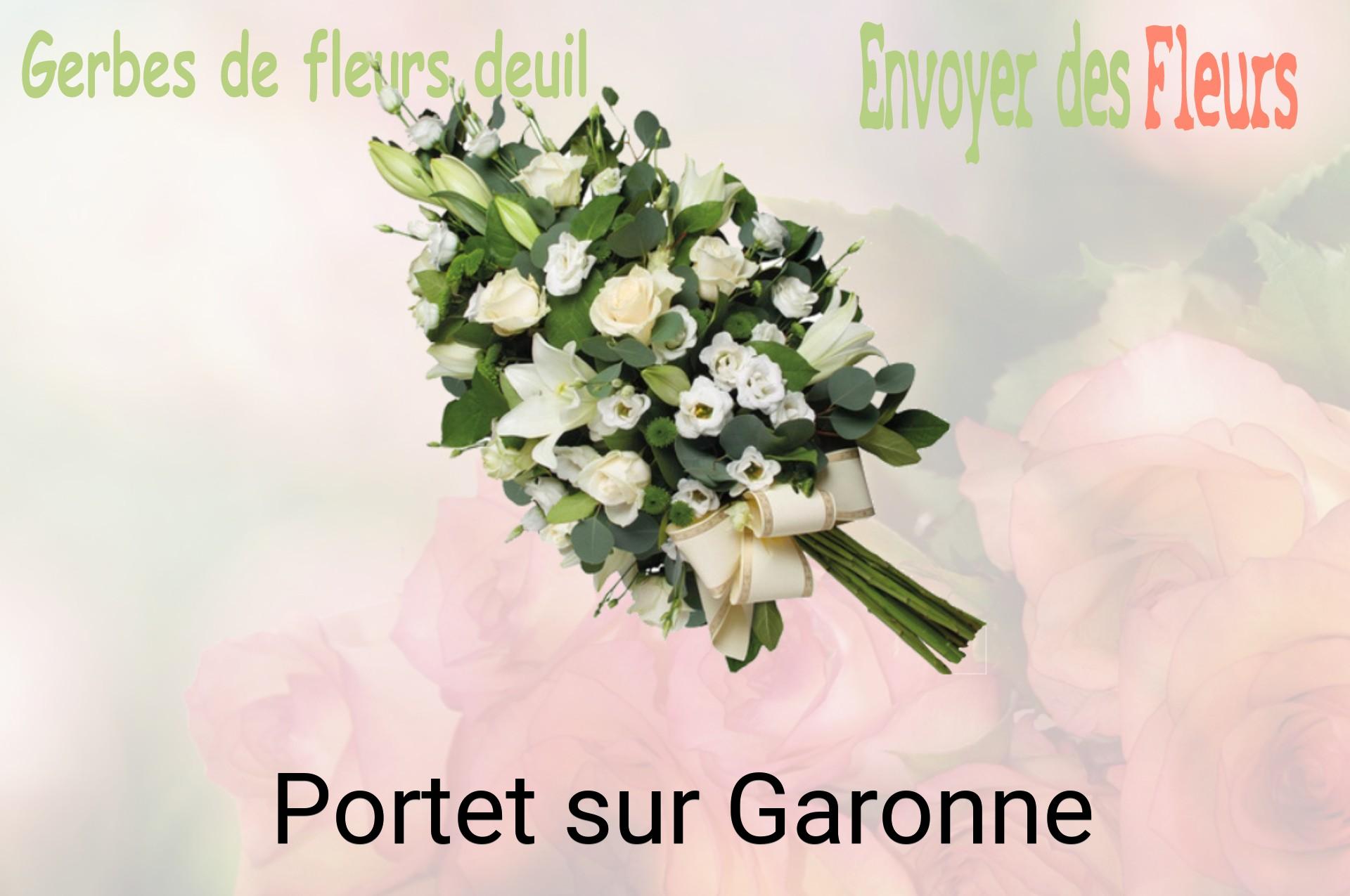 Gerbe de fleurs de deuil livrée à Portet-sur-Garonne